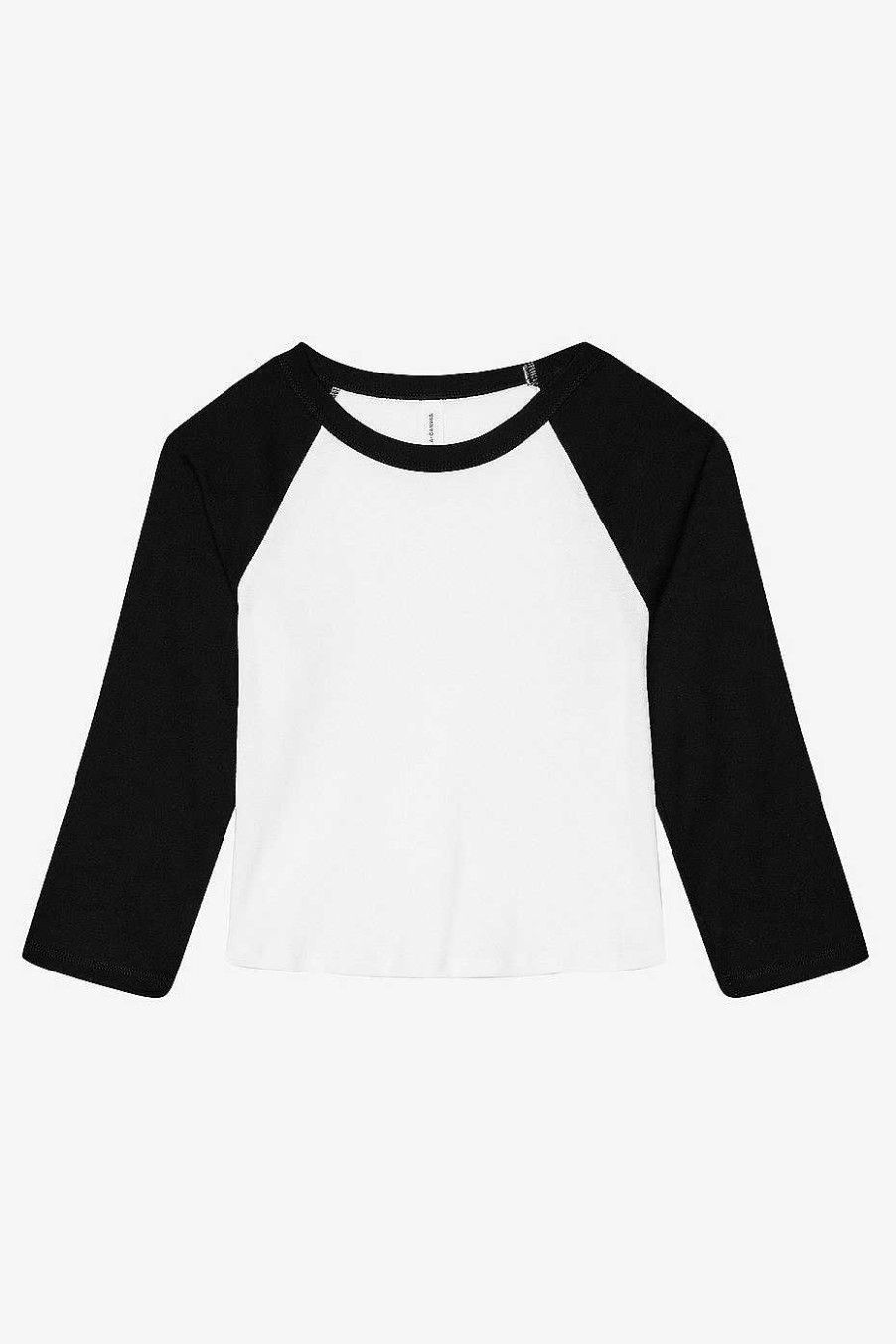 Womens Bella + Canvas | Women'S Micro Rib 3/4 Raglan Baby Tee