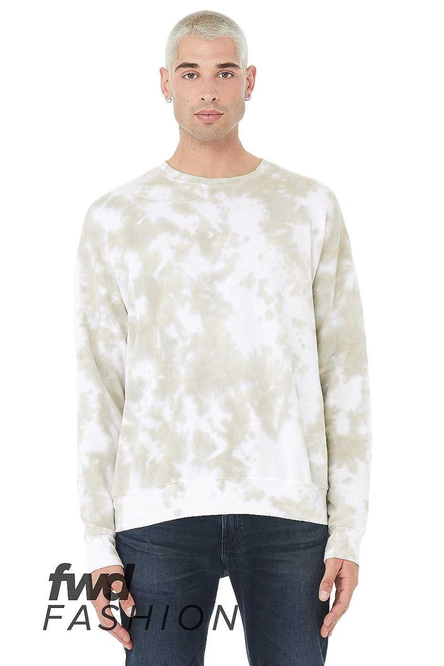 Mens Bella + Canvas | Unisex Tie Dye Pullover Sweatshirt