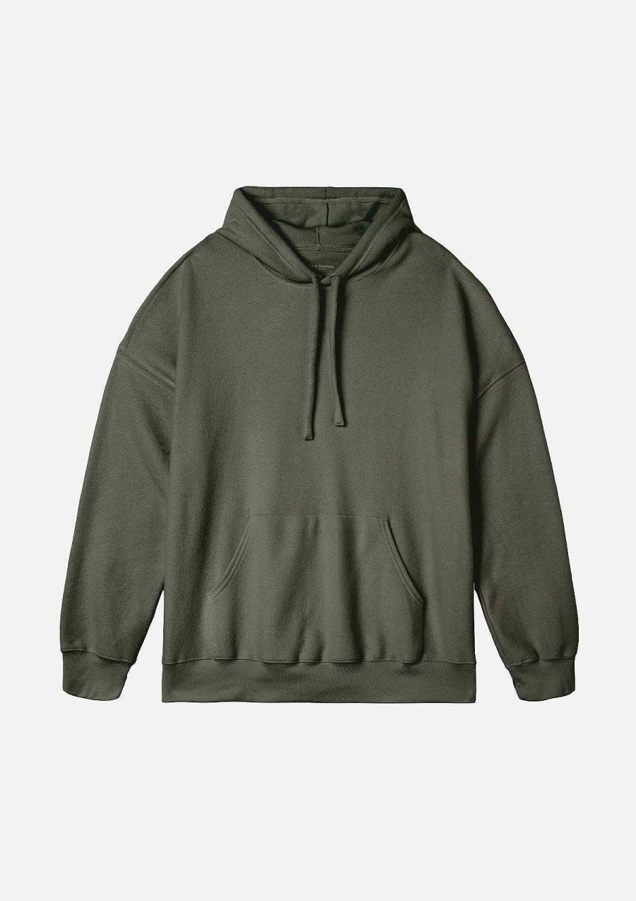 Unisex Bella + Canvas | Unisex Sueded Hoodie Ash Green