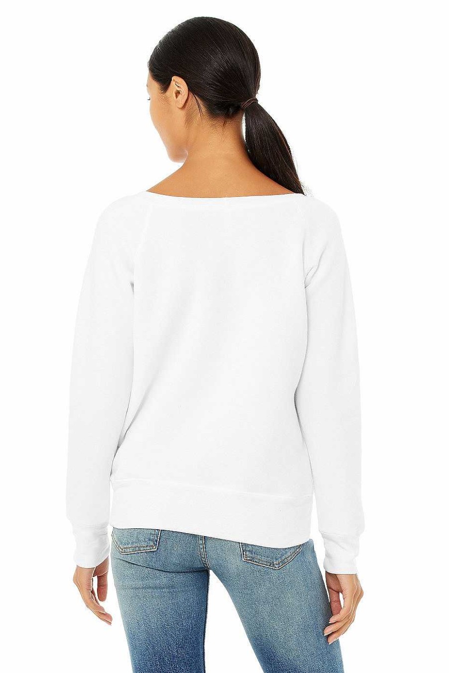 Womens Bella + Canvas | Women'S Sponge Fleece Wide Neck Sweatshirt