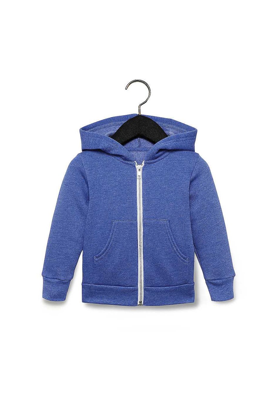 Kids Bella + Canvas | Toddler Sponge Fleece Full Zip Hoodie