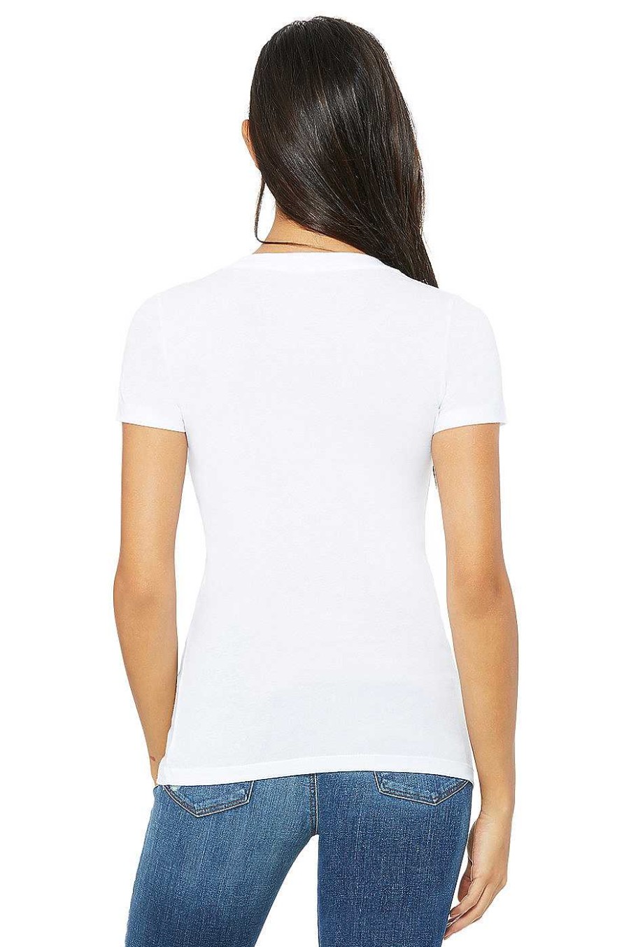 Womens Bella + Canvas | Women'S Jersey Short Sleeve Deep V-Neck Tee