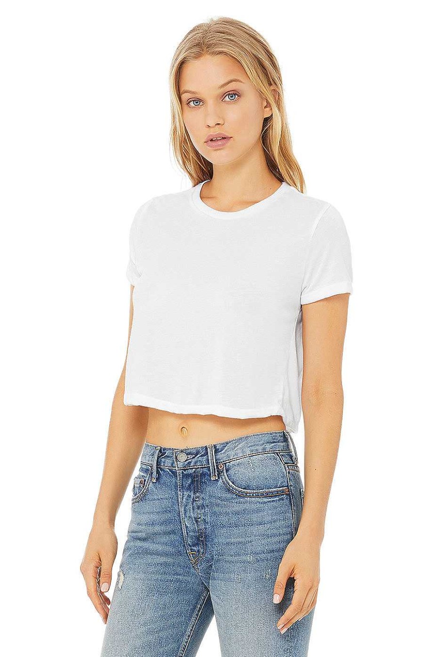 Womens Bella + Canvas | Women'S Flowy Cropped Tee