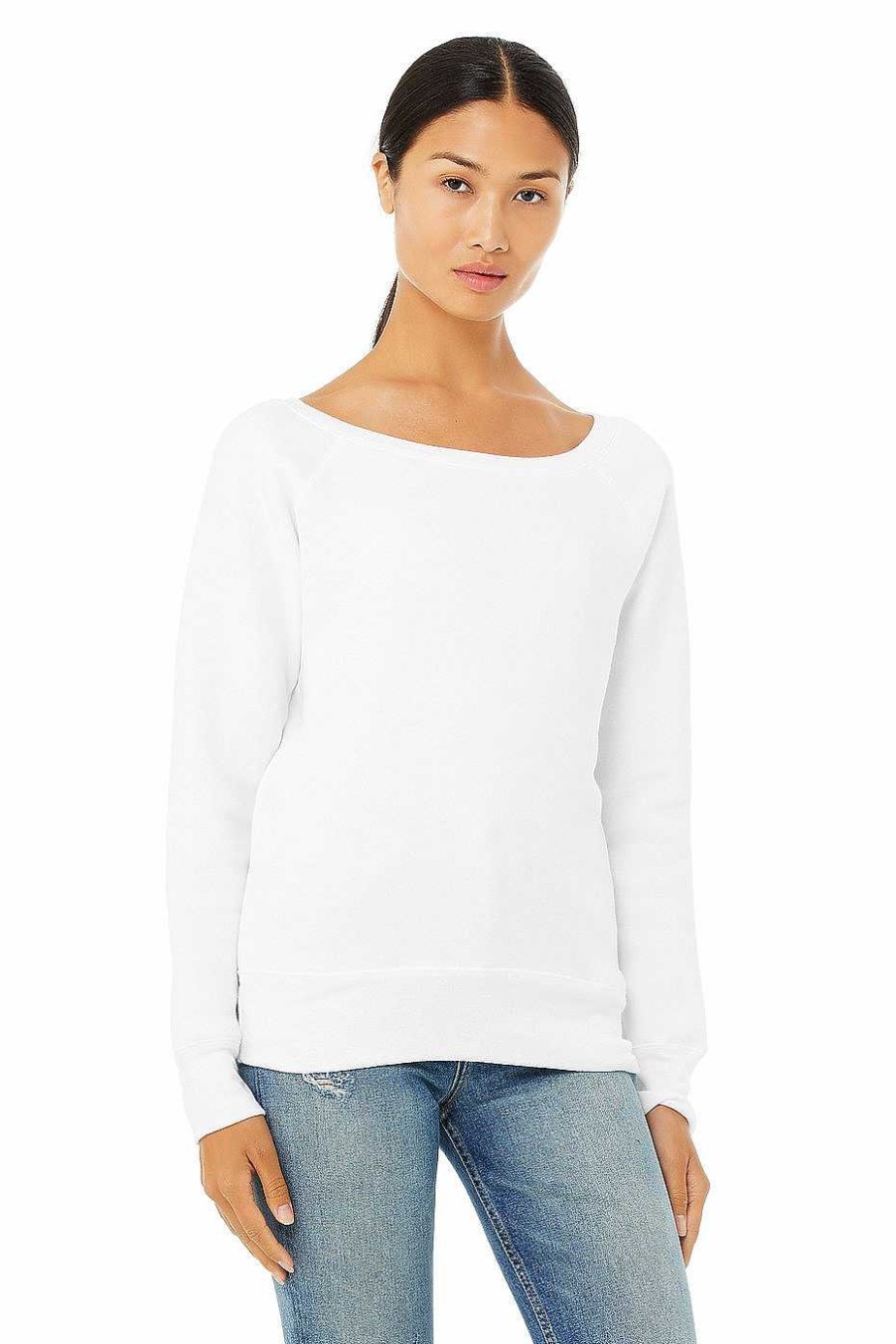 Womens Bella + Canvas | Women'S Sponge Fleece Wide Neck Sweatshirt