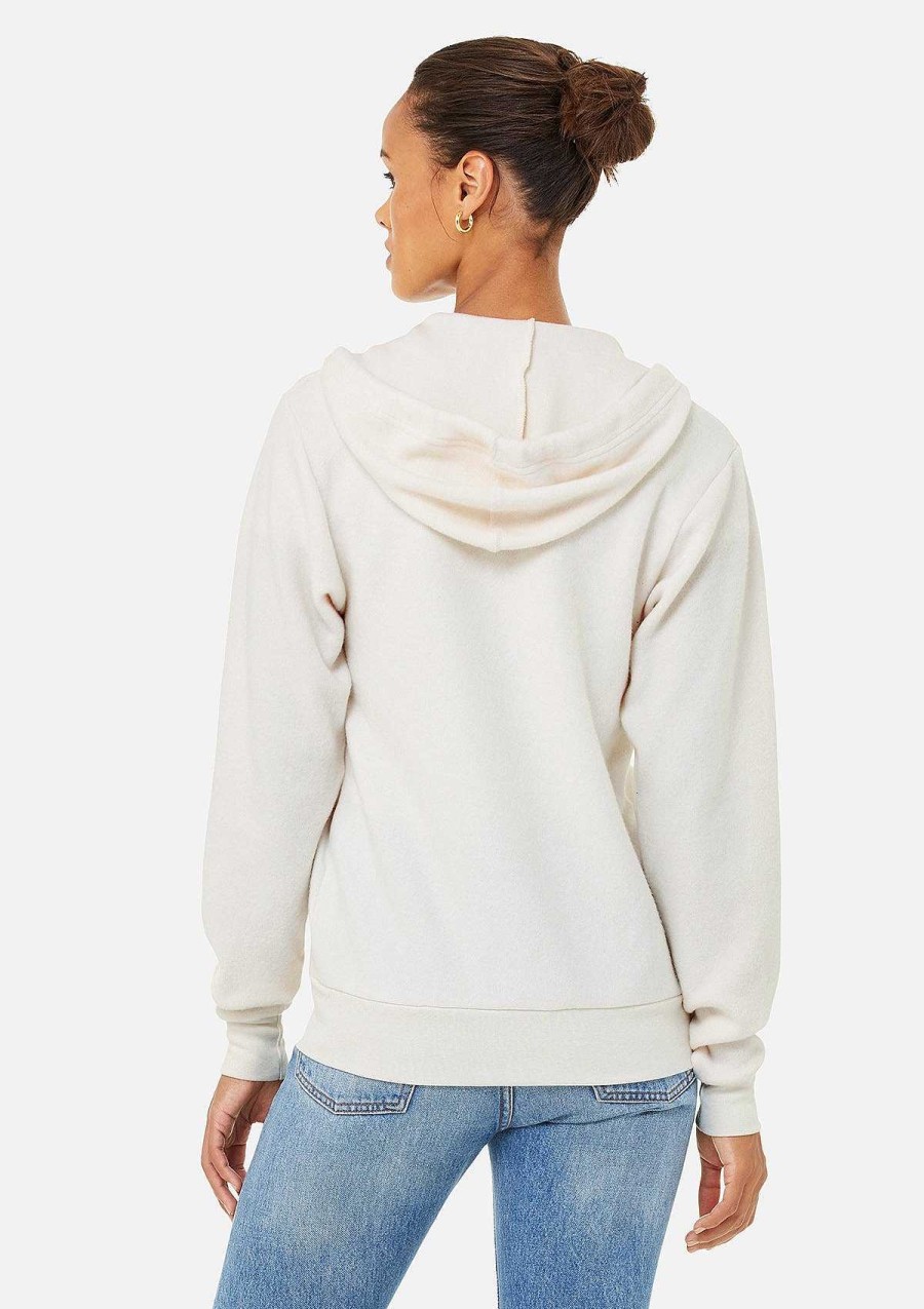 Womens Bella + Canvas | Sueded Zip Up