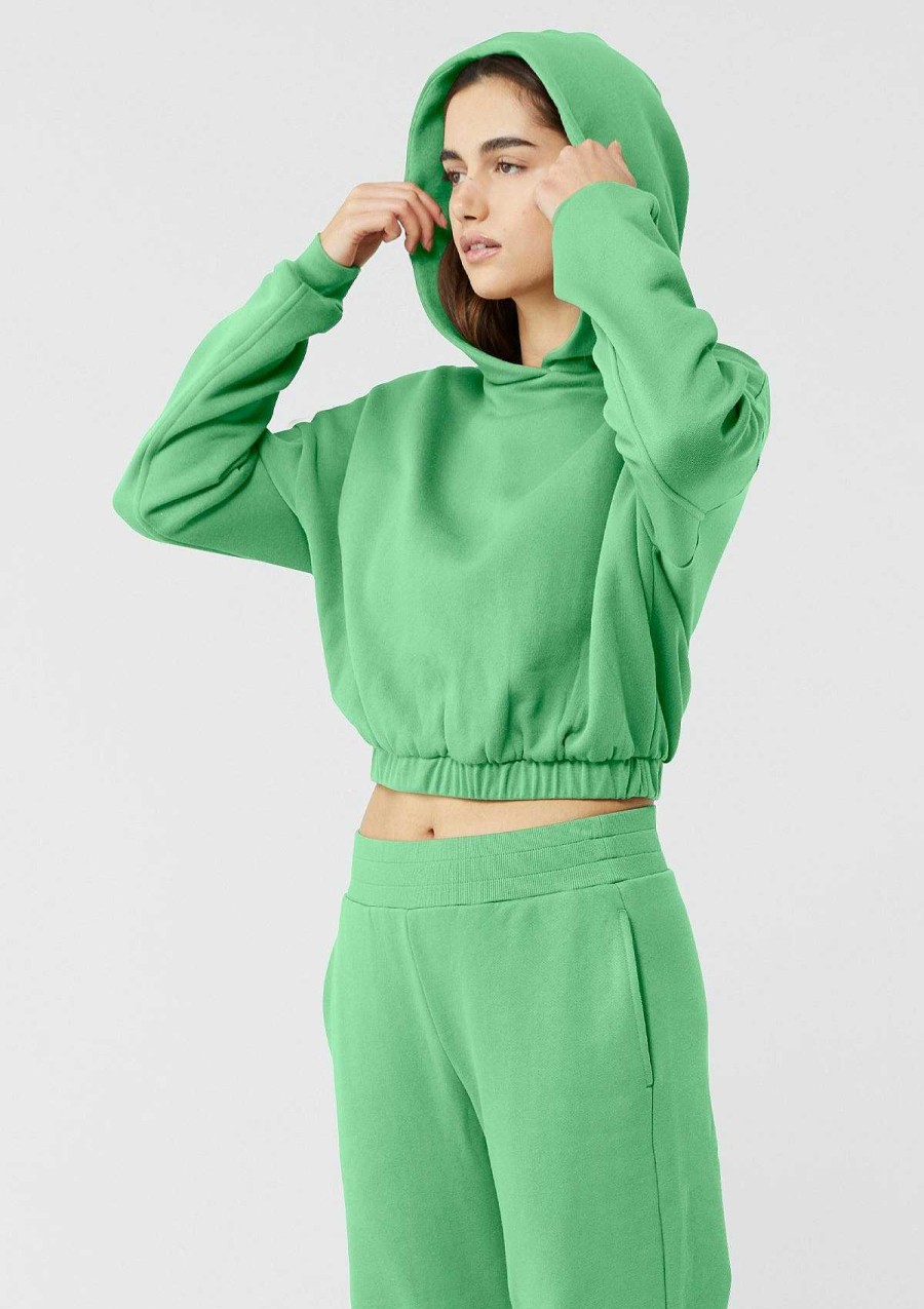 Womens Bella + Canvas | Seamed Crop Hoodie