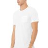 Mens Bella + Canvas | Men'S Jersey Short Sleeve Pocket Tee