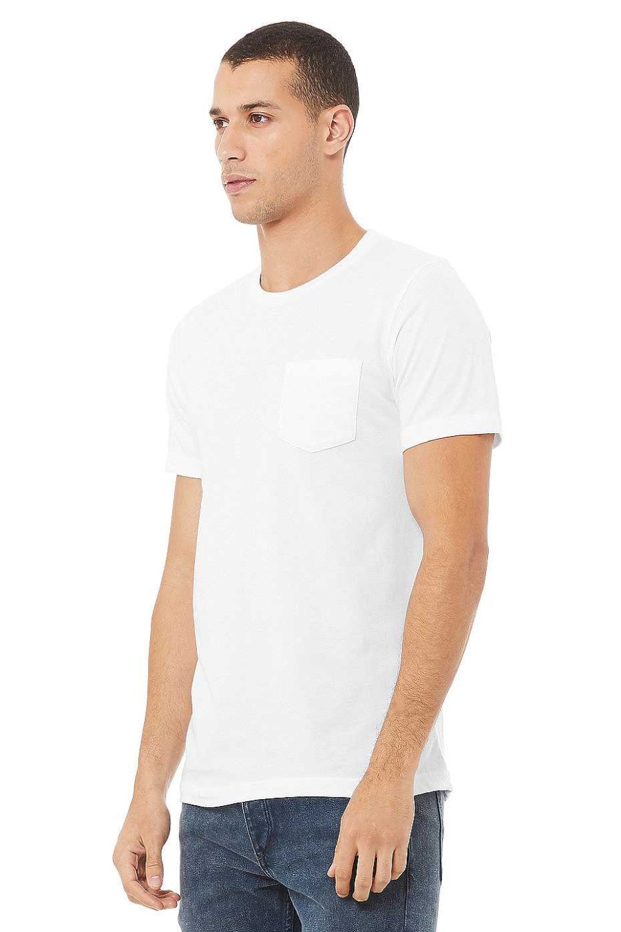 Mens Bella + Canvas | Men'S Jersey Short Sleeve Pocket Tee