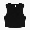 Womens Bella + Canvas | Women'S Micro Rib Muscle Crop Tank