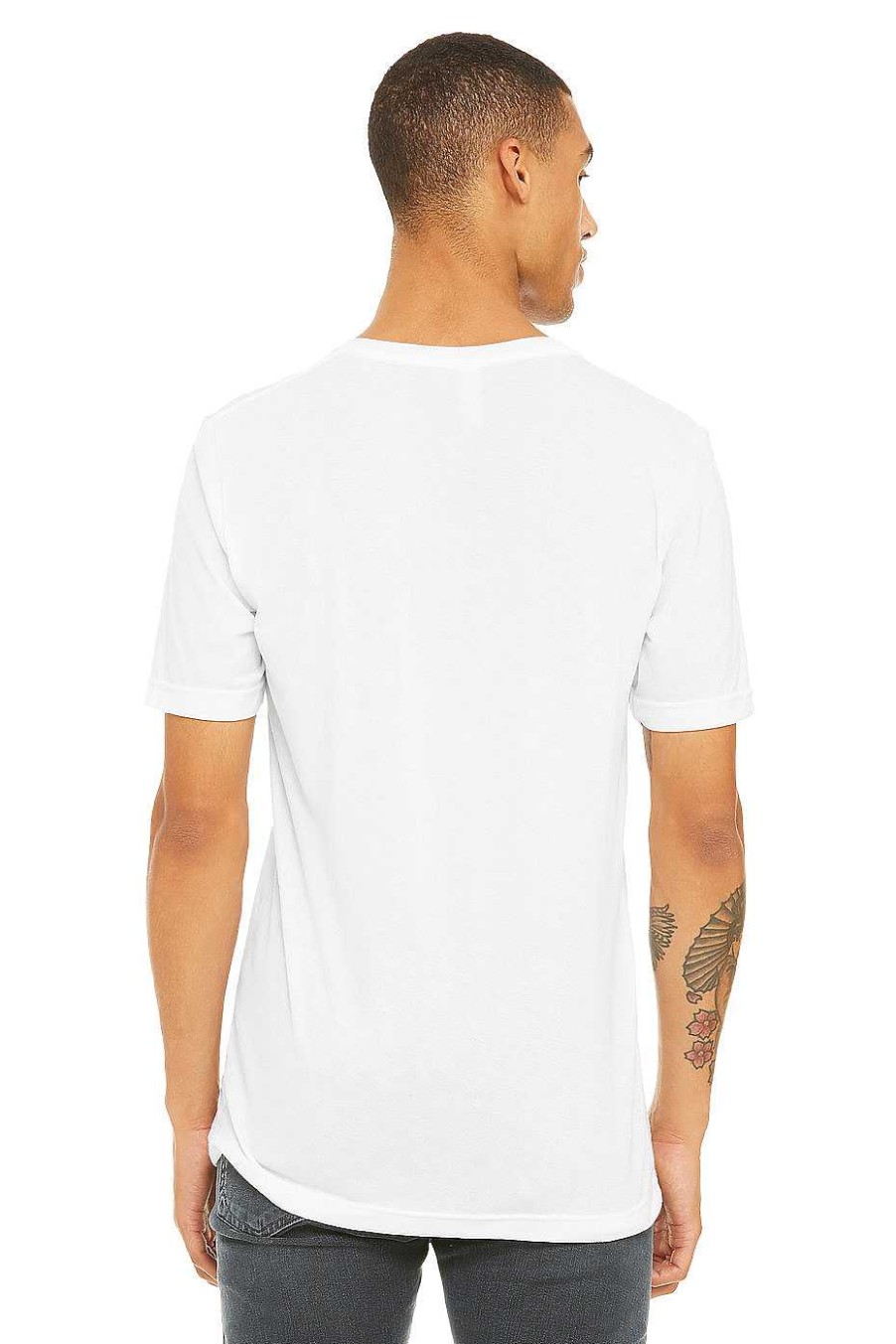 Mens Bella + Canvas | Unisex Triblend Short Sleeve V-Neck Tee