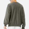 Unisex Bella + Canvas | Unisex Sueded Crew Sweatshirt Ash Green