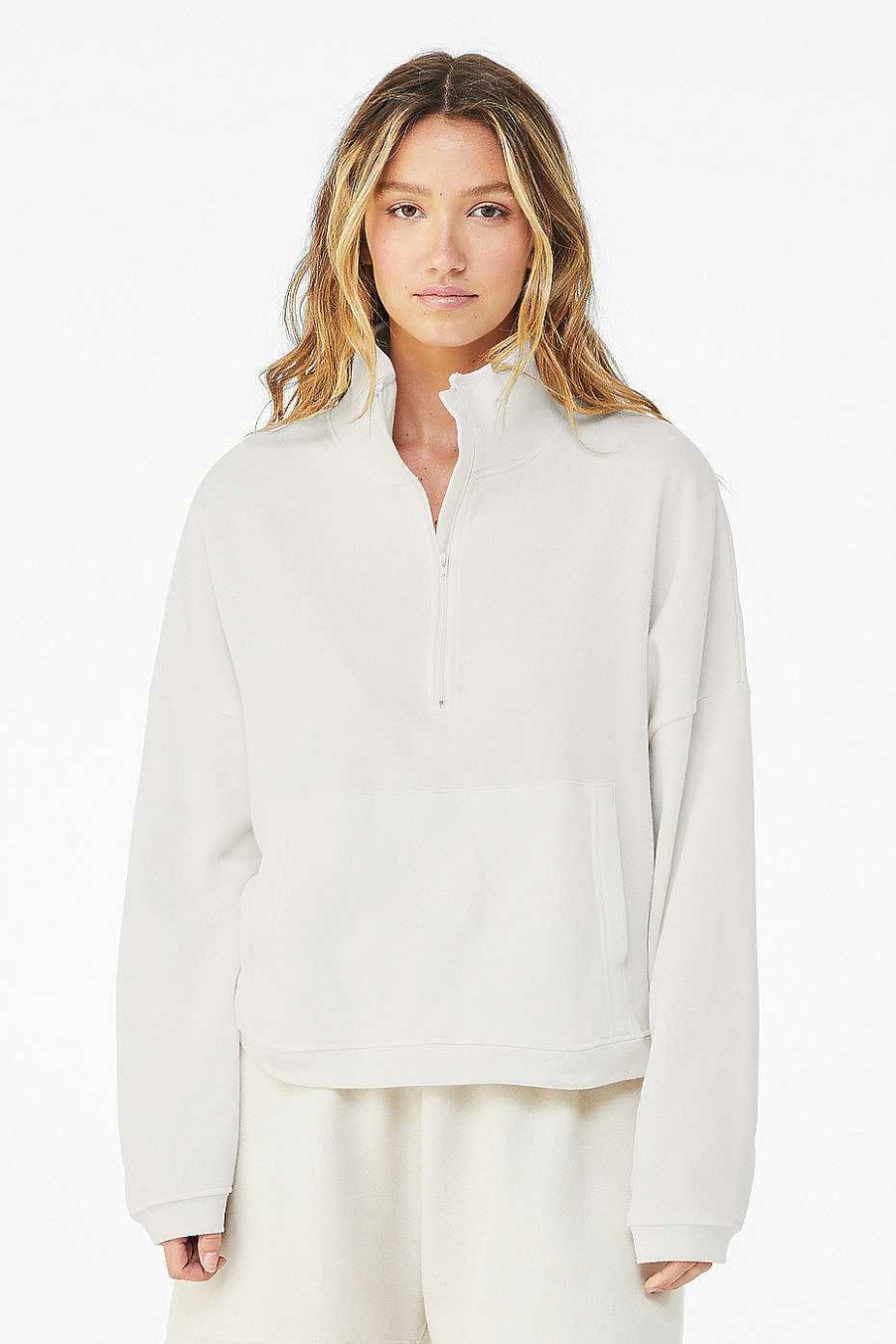 Womens Bella + Canvas | Women'S 1/2 Zip Pullover