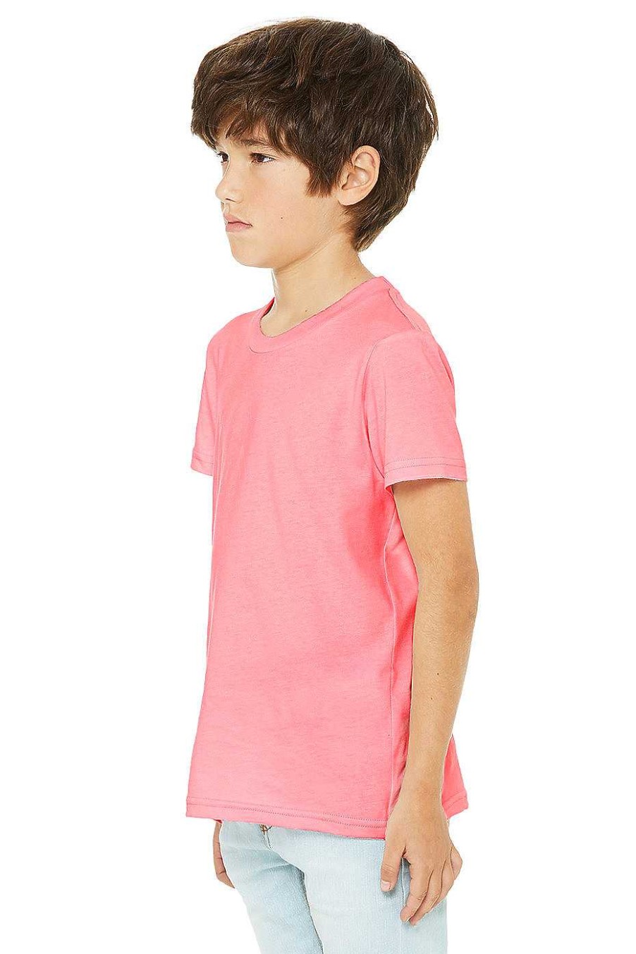 Kids Bella + Canvas | Youth Heather Cvc Short Sleeve Tee