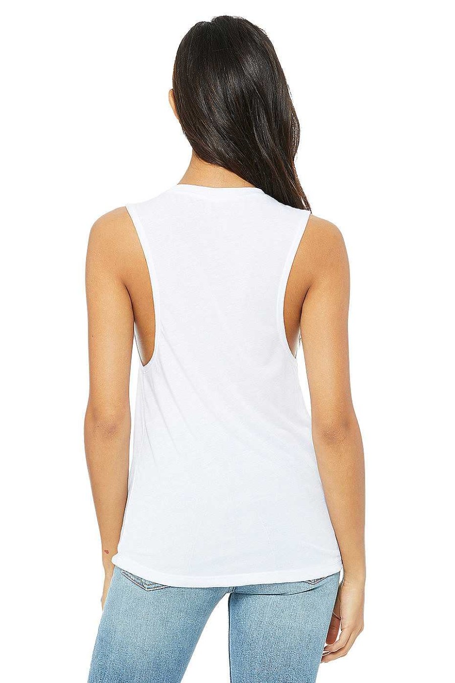 Womens Bella + Canvas | Womens Flowy Scoop Muscle Tank