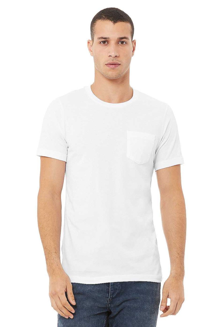 Mens Bella + Canvas | Men'S Jersey Short Sleeve Pocket Tee