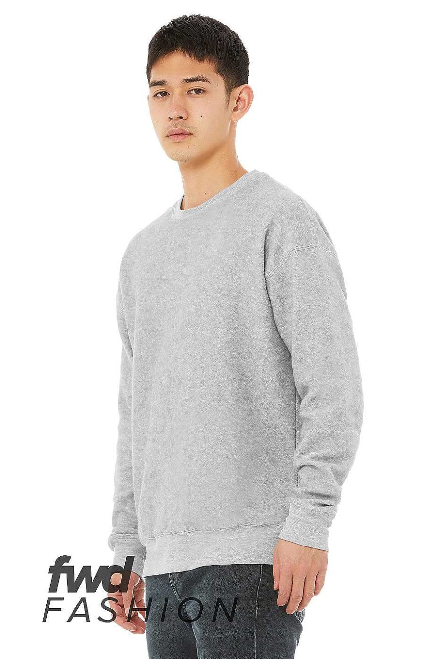 Mens Bella + Canvas | Unisex Sueded Drop Shoulder Sweatshirt