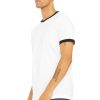 Mens Bella + Canvas | Men'S Jersey Short Sleeve Ringer Tee