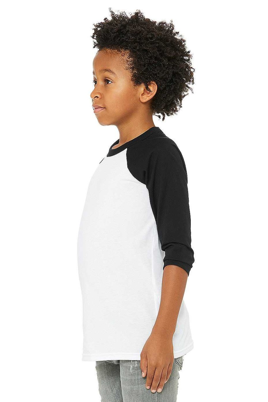 Kids Bella + Canvas | Youth 3/4 Sleeve Baseball Tee