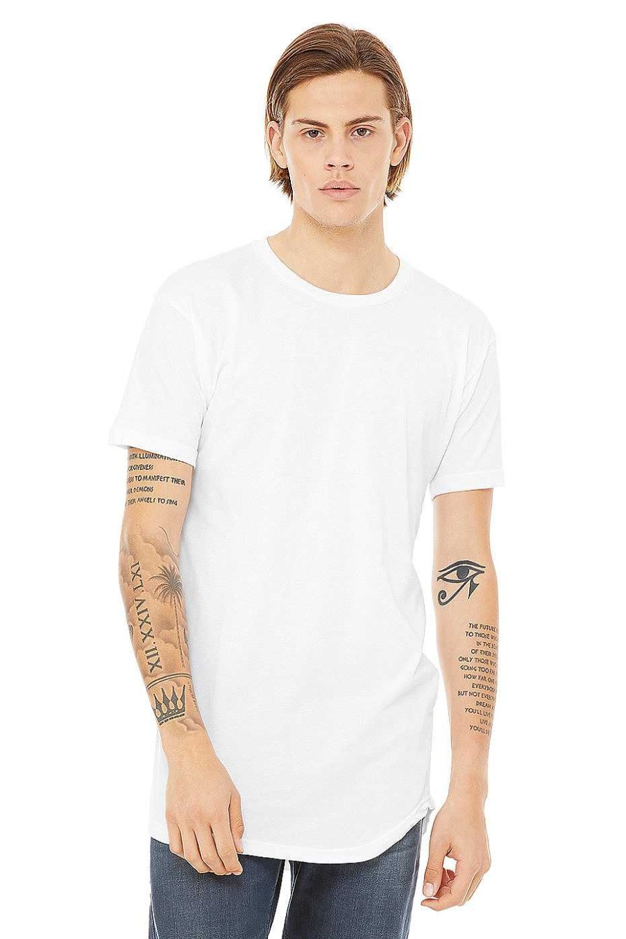 Mens Bella + Canvas | Men'S Long Body Urban Tee