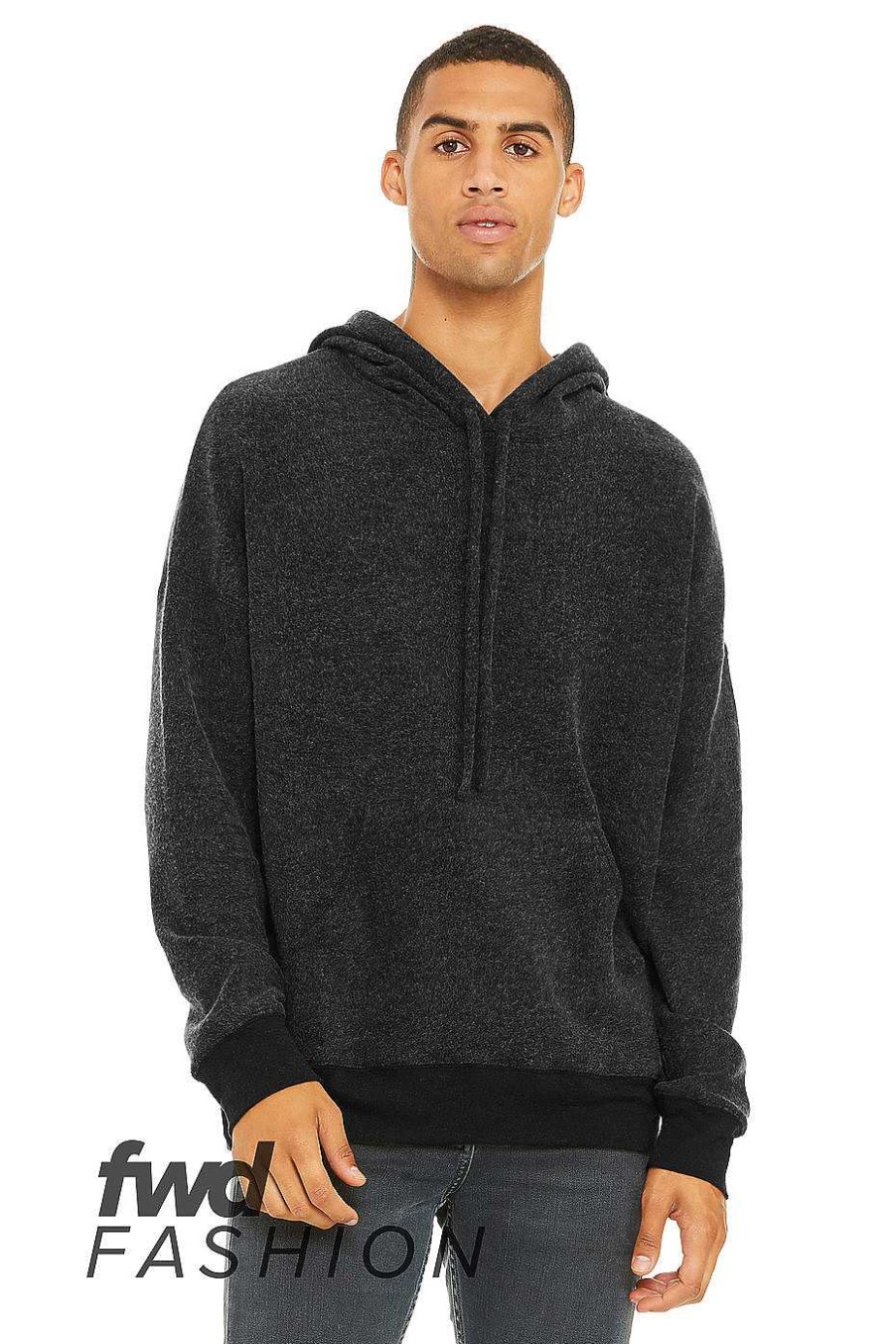 Mens Bella + Canvas | Unisex Sueded Fleece Pullover Hoodie