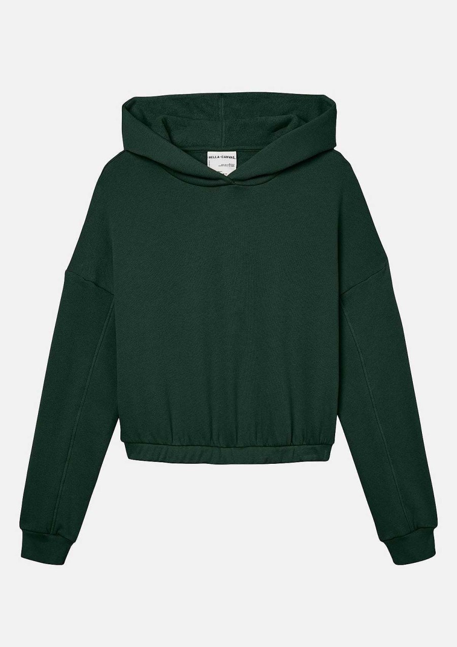 Womens Bella + Canvas | Seamed Crop Hoodie