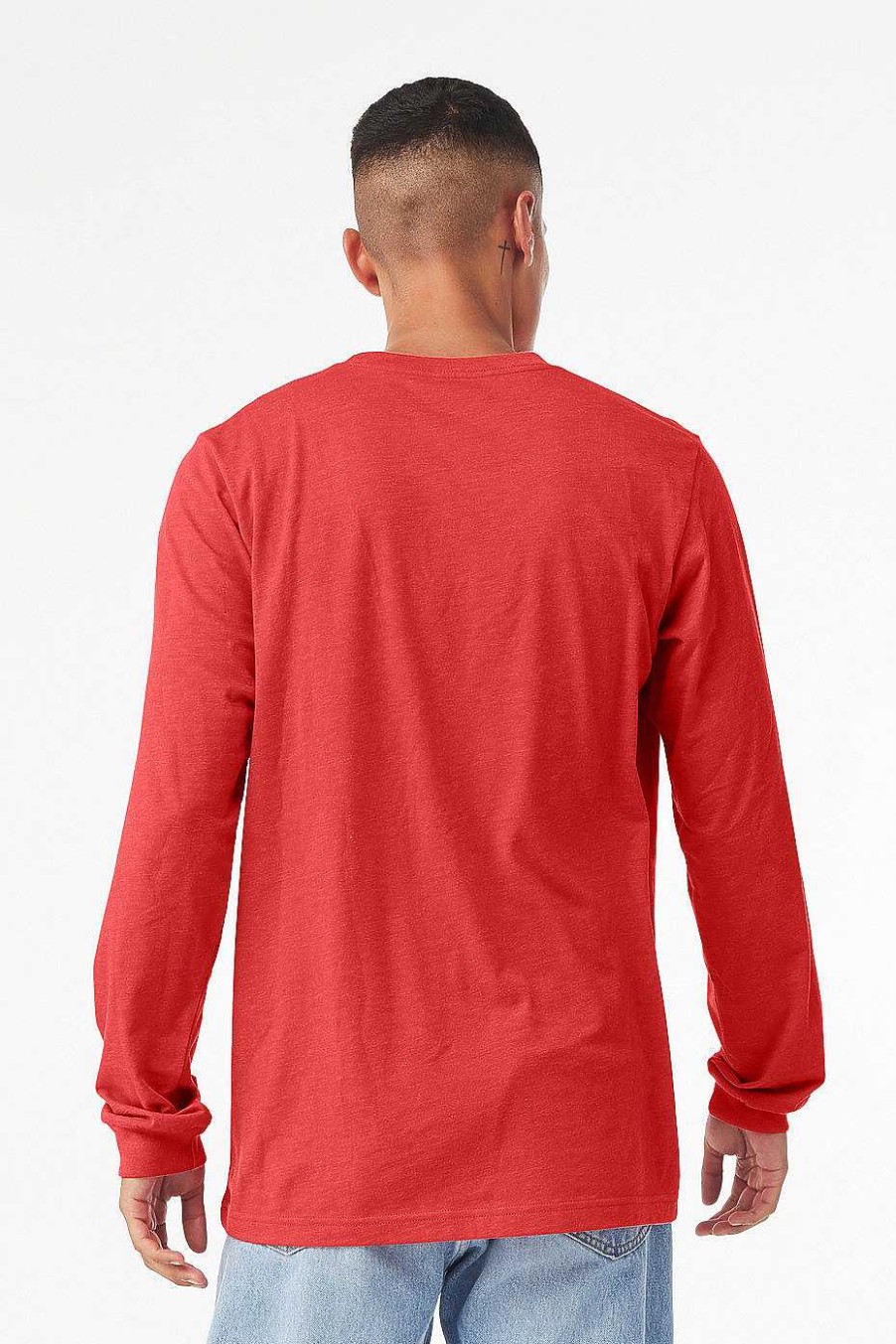 Mens Bella + Canvas | Unisex Heather Cvc Long Sleeve Tee