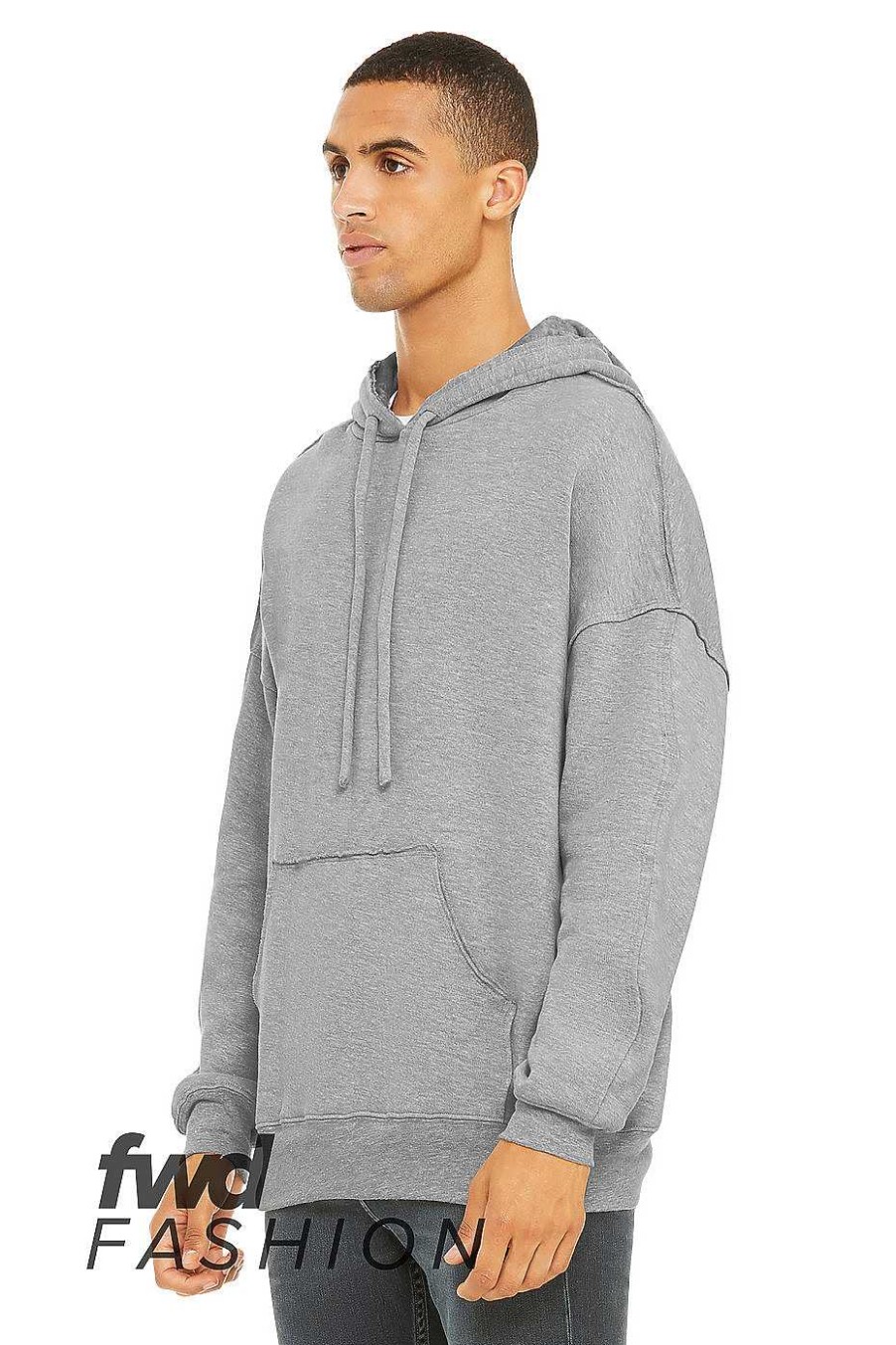 Mens Bella + Canvas | Unisex Raw Seam Hoodie