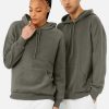 Unisex Bella + Canvas | Unisex Sueded Hoodie Ash Green