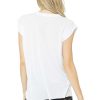 Womens Bella + Canvas | Women'S Flowy Muscle Tee With Rolled Cuff