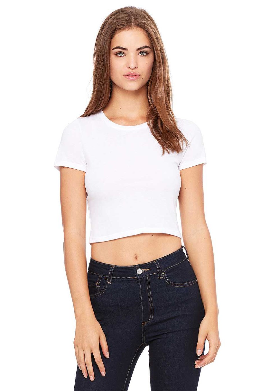 Womens Bella + Canvas | Women'S Poly-Cotton Crop Tee